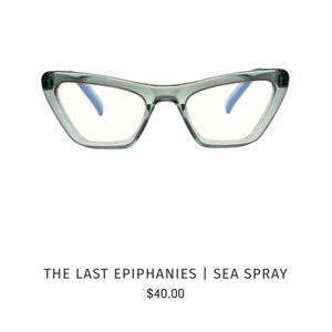 The Book Club blue light blocking cat eye glasses